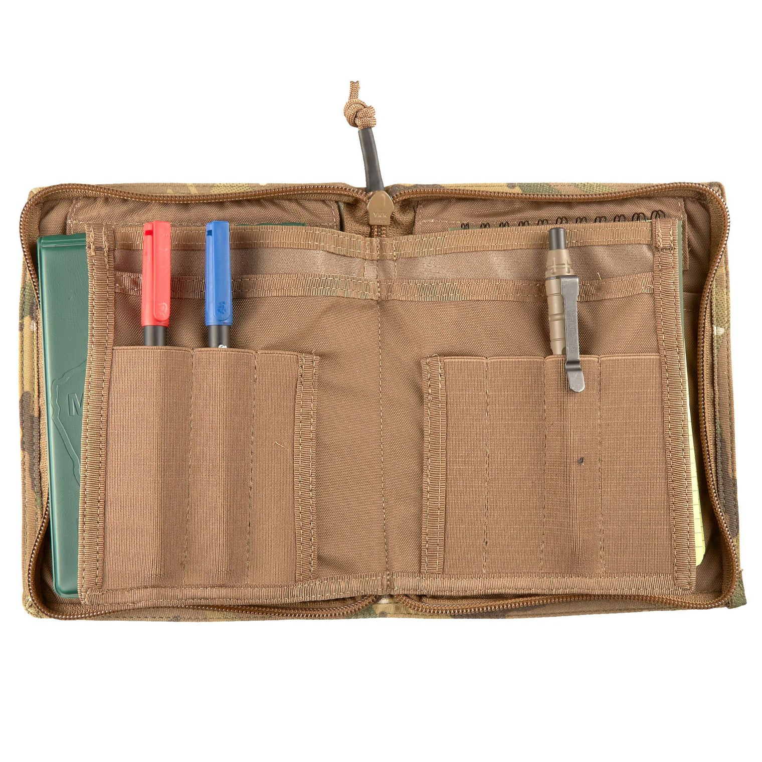 Platatac Brit Zip Field Side Opening Note Book Cover