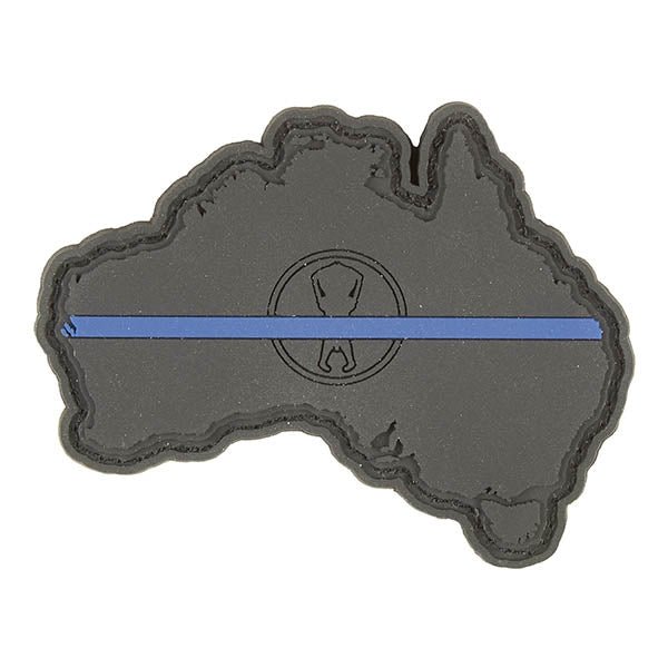 Australian MapThin RED Line (PVC) - Platatac