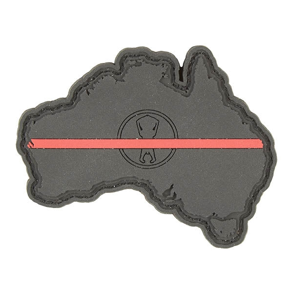 Australian MapThin RED Line (PVC) - Platatac