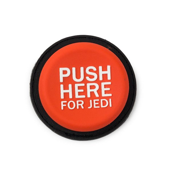 Platatac Push Here for Jedi PVC Patch - Platatac