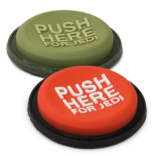 Platatac Push Here for Jedi PVC Patch - Platatac