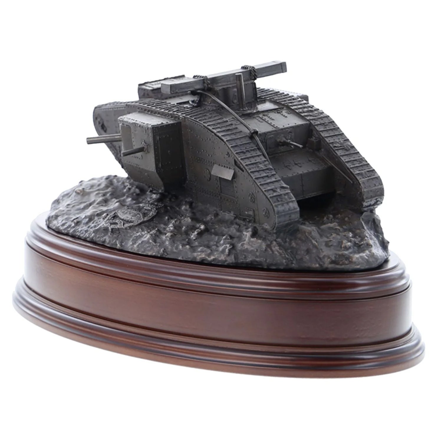 Ballantynes World War 1 Mk5 Tank. Bronze Statue - Platatac