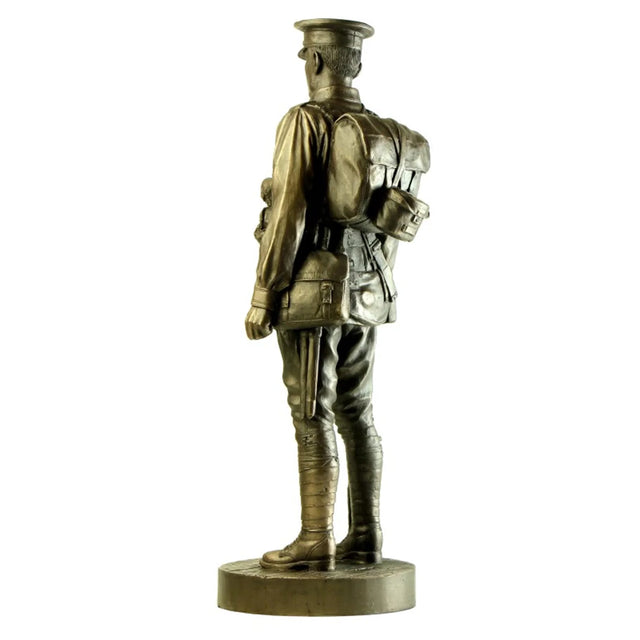 Naked Army "AIF Trooper Gallipoli 1915" Cold-Cast Bronze Figurine - Platatac