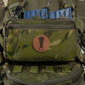 PLATATAC Round Skull Leather Patch - Platatac