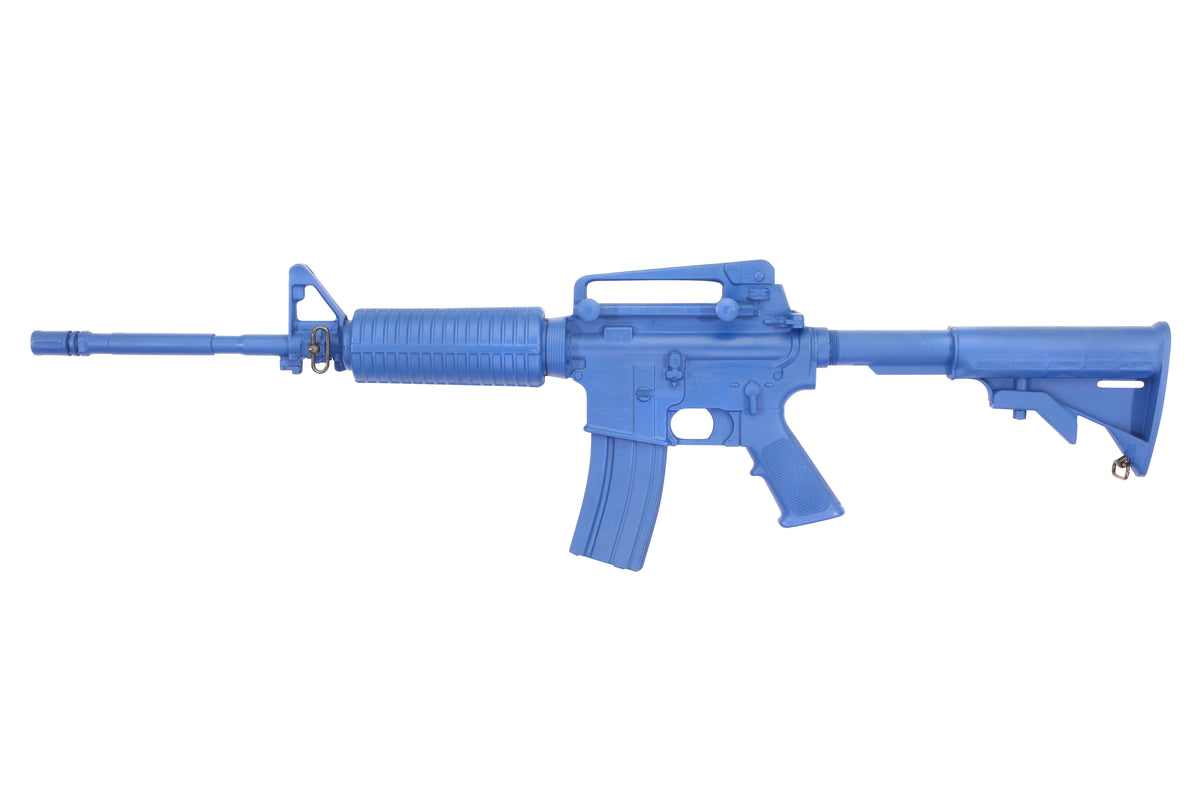 Blueguns M4 Open Stock with Carry Handle Training Aid Blue