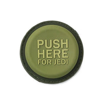 Platatac Push Here for Jedi PVC Patch