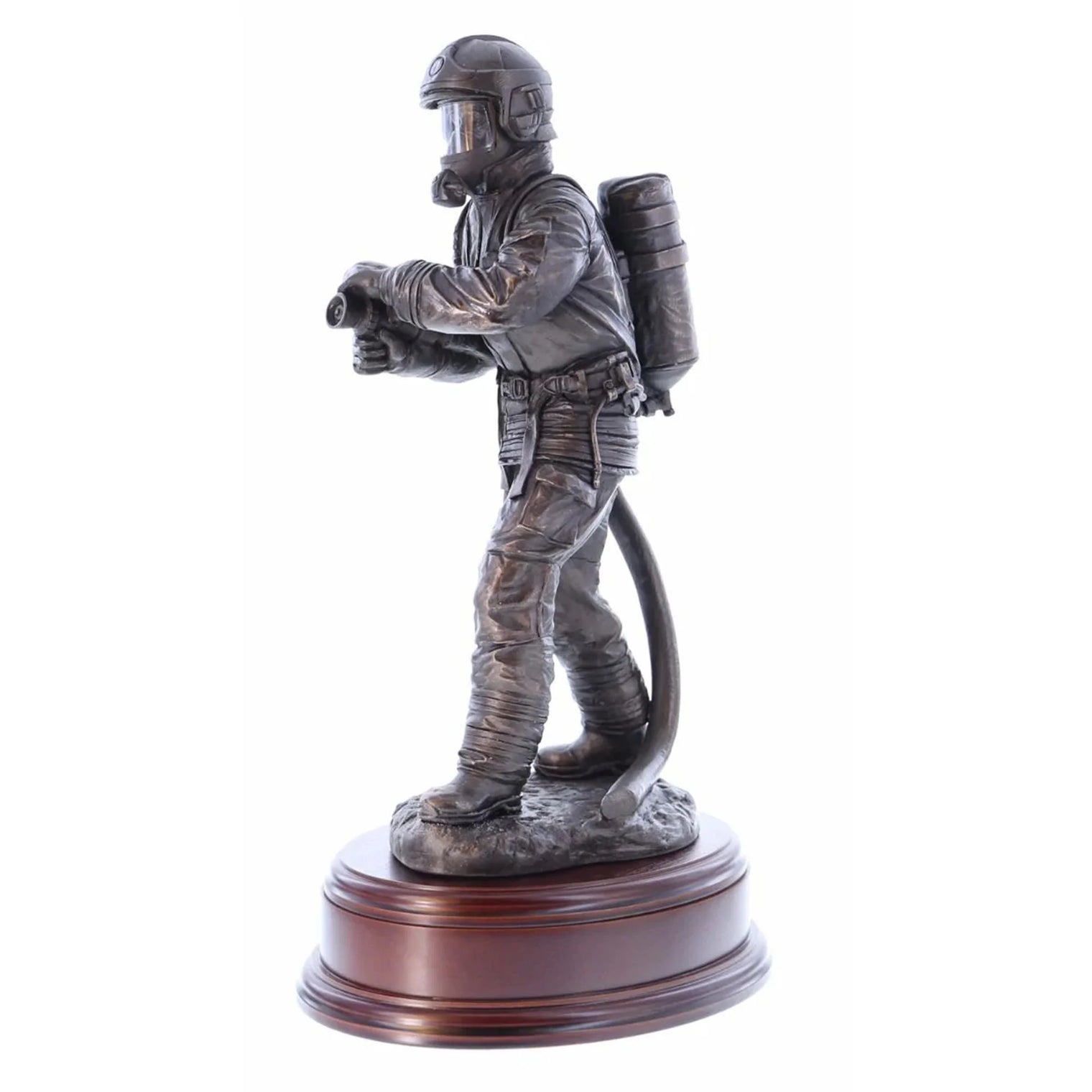 Ballantynes British Fire and Rescue Service, Male Firefighter, the Branch, Bronze Statue