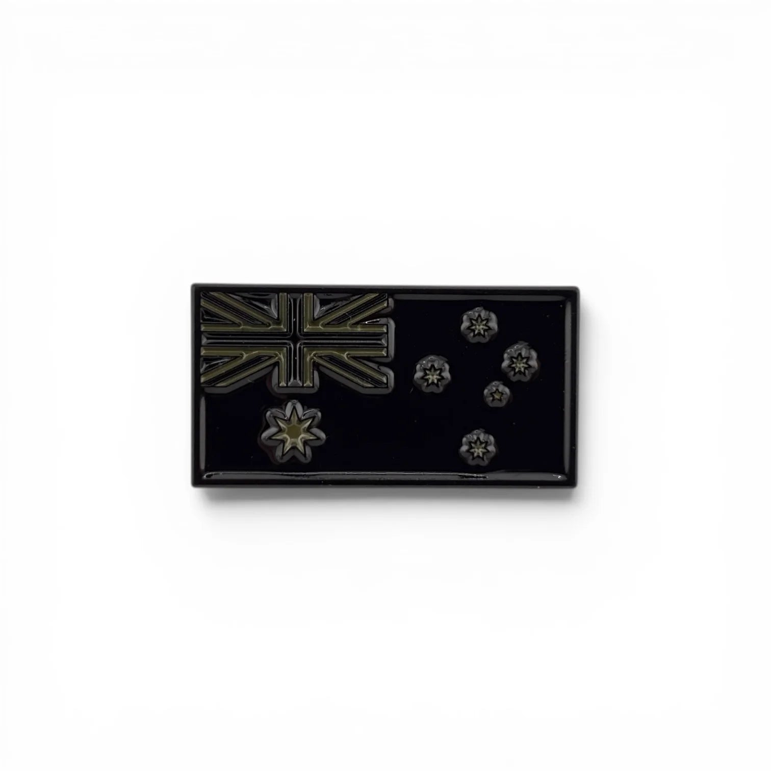 Platatac Australian Flag Lapel Pin - Black Subdued - Platatac