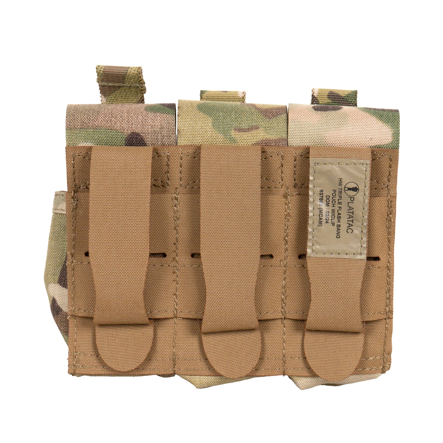 Platatac HW Triple Flash Bang Pouch W/Clip - Platatac