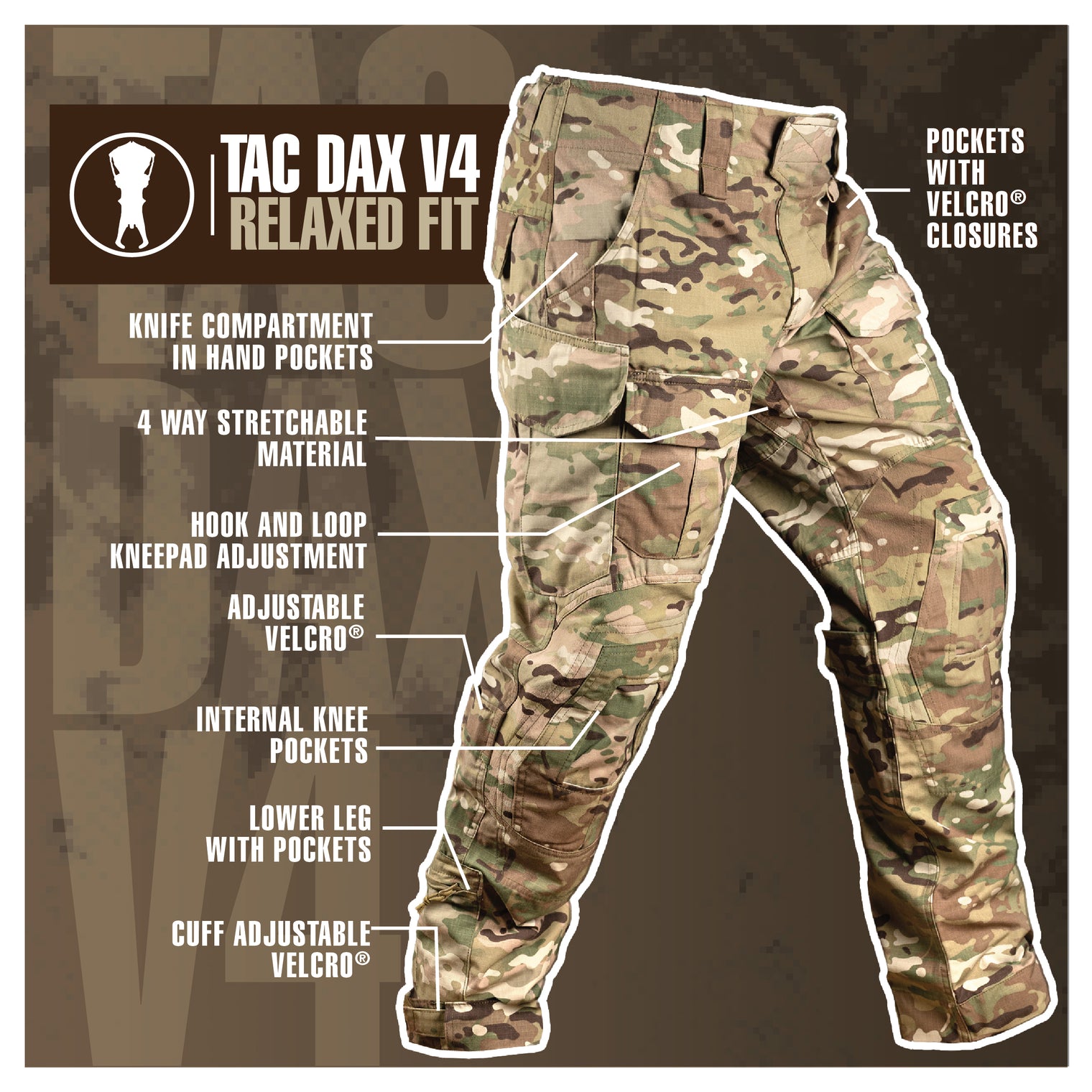 Tac Dax V4 Combat Pants