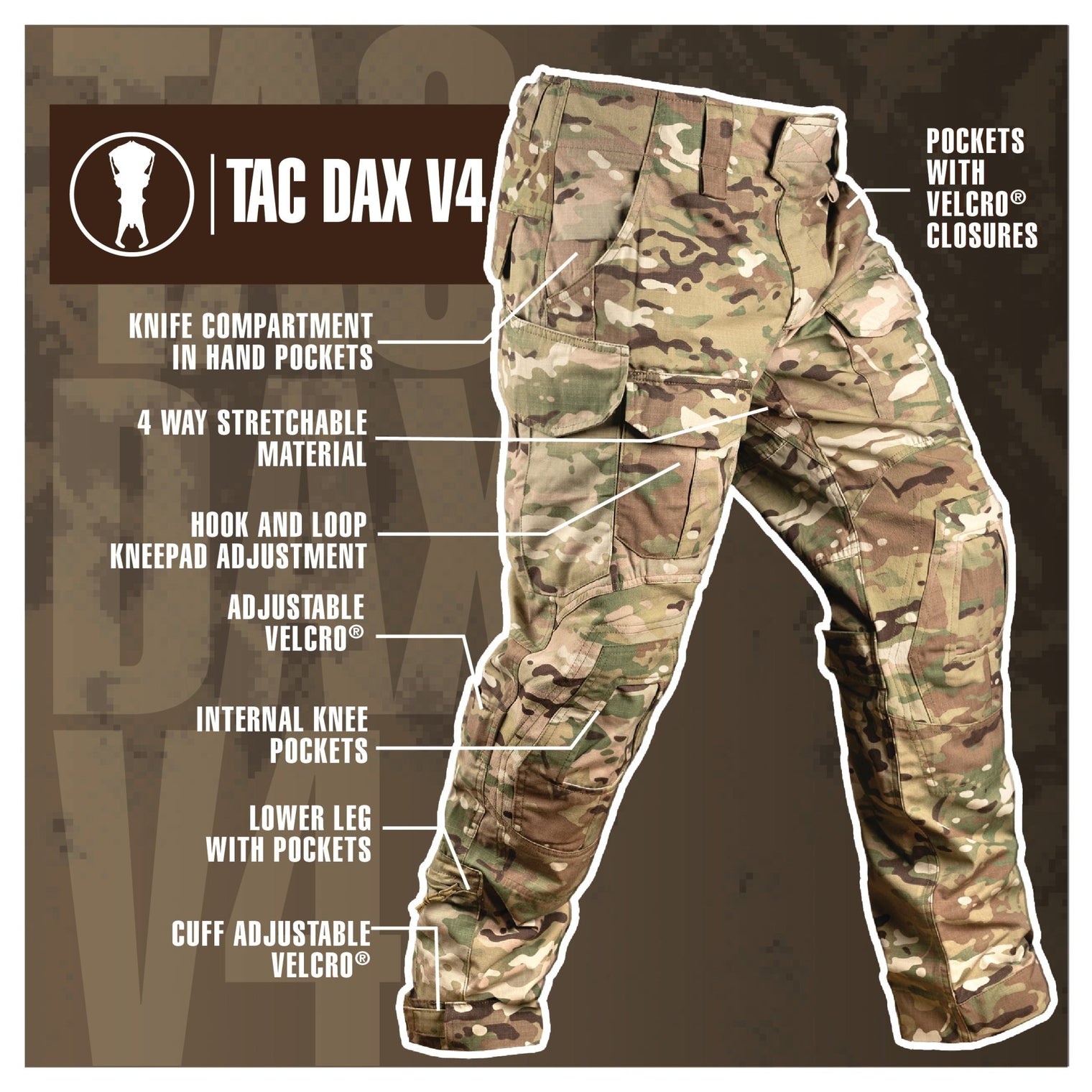 Platatac Tac Dax V4 Combat Pants - Platatac
