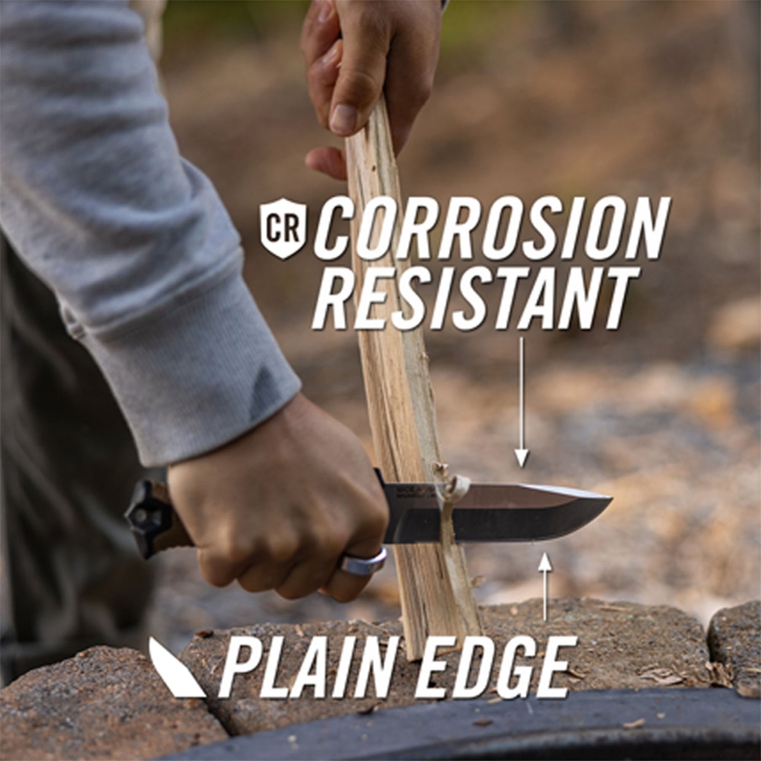 Gerber Strongarm Magnacut FE, Fixed Blade Knife + Sheath - Platatac