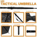 UZI Tactical Umbrella Black - Platatac