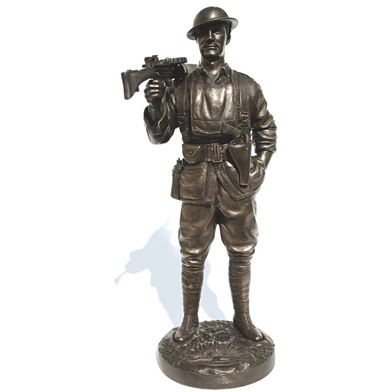 Naked Army "Roy" Cold-Cast Bronze Figurine - Platatac