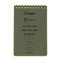 Platatac All Weather Lined & Grid Notebook Olive - Platatac