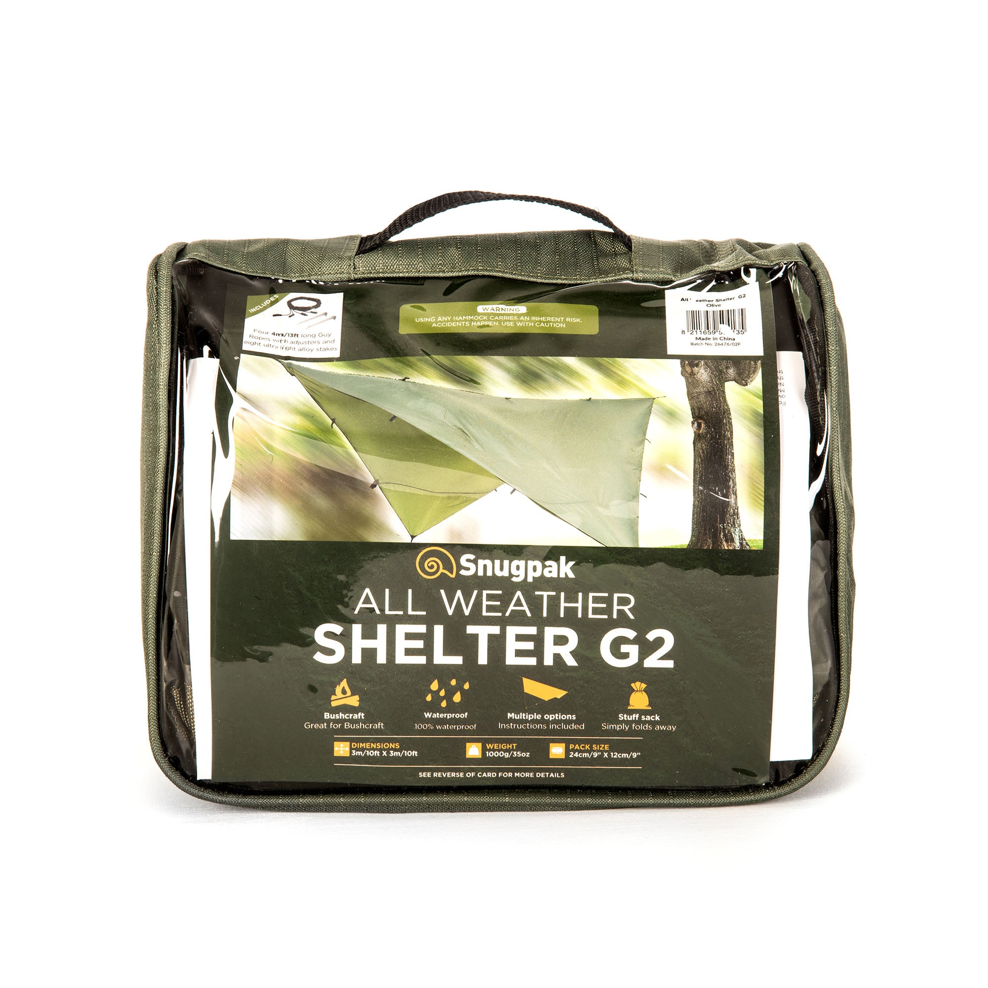 Amazon.com: Snugpak | All Weather Shelter G2 | Tarp Shelter