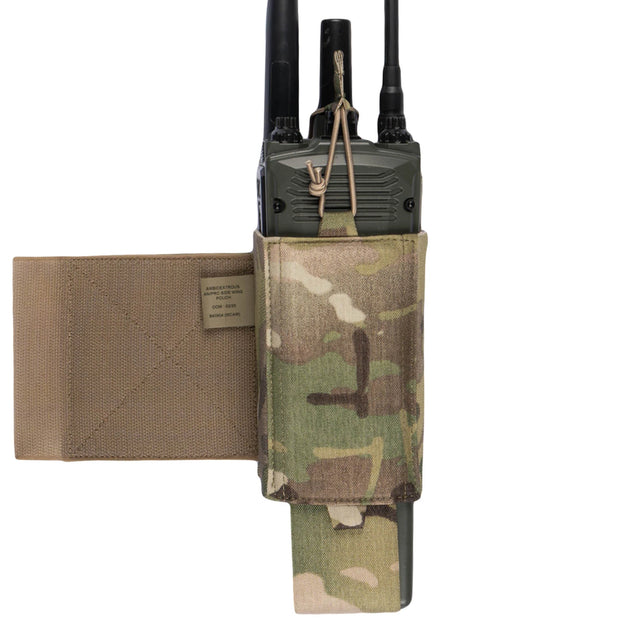 Platatac Ambidextrous AN/PRC Side Wing Pouch