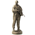 Naked Army Female Soldier – Cold-Cast Bronze Figurine - Platatac