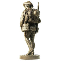 Naked Army "Soldier On" AIF 1918 - WW1 Cold-Cast Bronze Figurine - Platatac