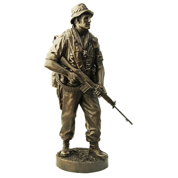 Naked Army "RAR Vietnam Frank" 7"/180mm Cold Cast Bronze Figurine "Danger Close" Official Merchandise