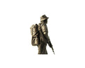 Naked Army "RAR Vietnam Frank" 7"/180mm Cold Cast Bronze Figurine "Danger Close" Official Merchandise - Platatac