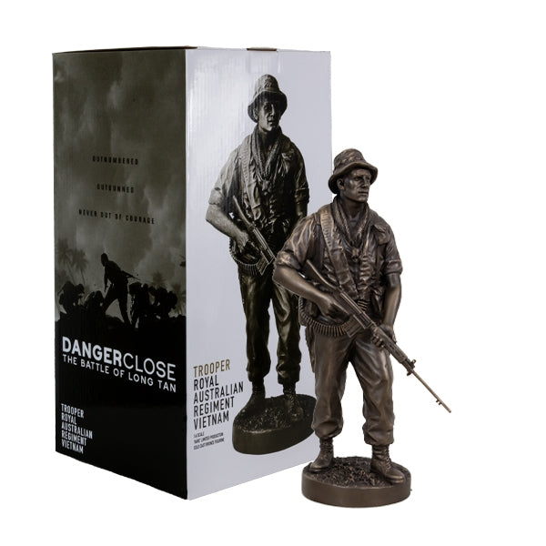 Naked Army "RAR Vietnam Frank" 7"/180mm Cold Cast Bronze Figurine "Danger Close" Official Merchandise