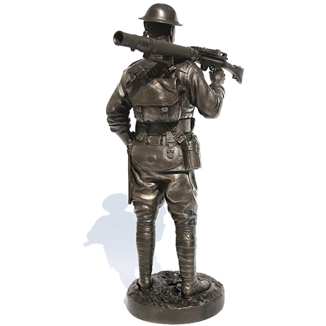 Naked Army "Roy" Cold-Cast Bronze Figurine