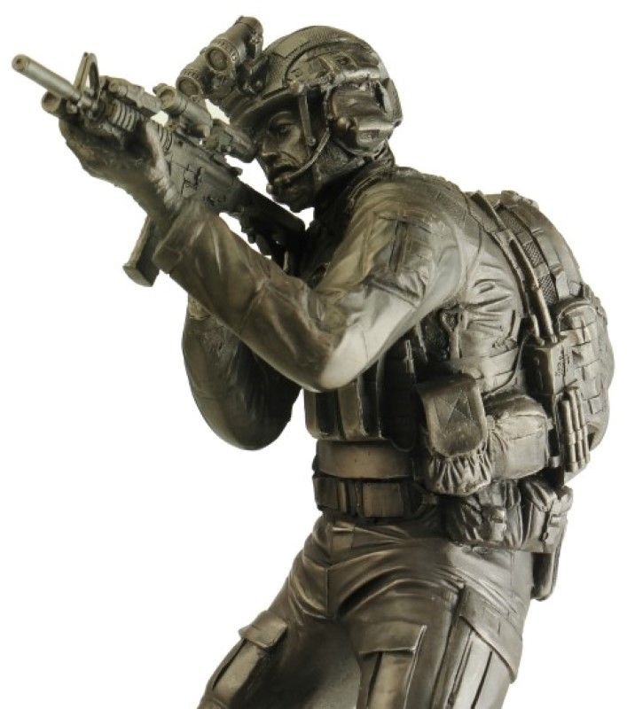Naked Army 'SF Operator 2016' Cold-Cast Bronze Figurine - Platatac