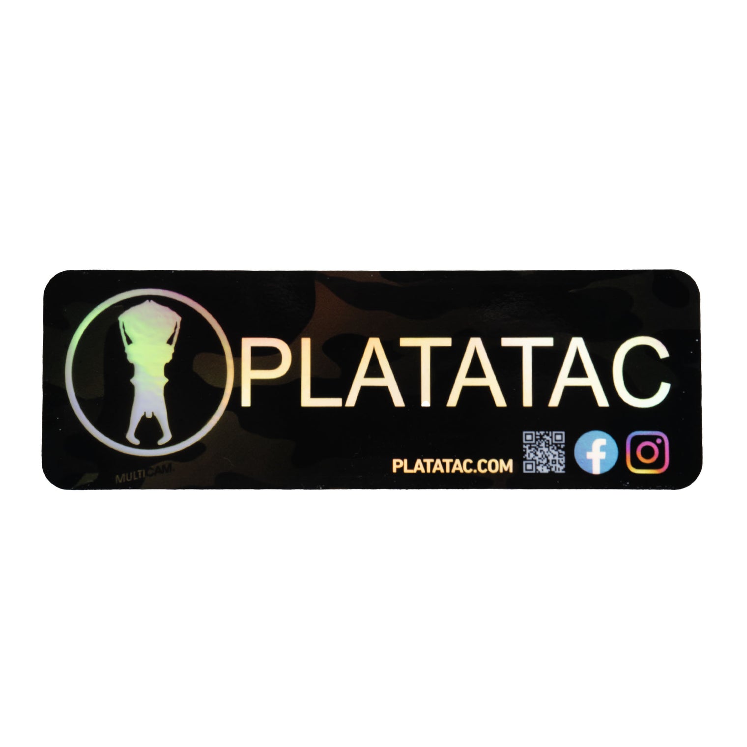 PLATATAC Bumper Sticker - Holographic - Platatac