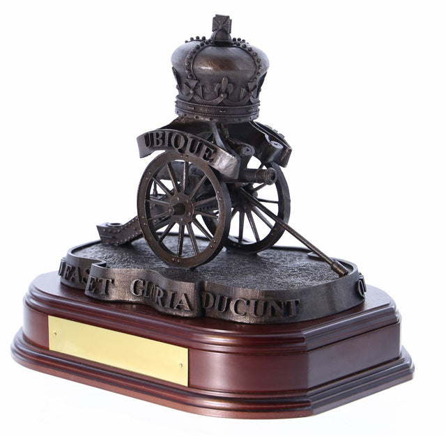 Ballantynes Royal Artillery 3D Crest, Bronze Statue