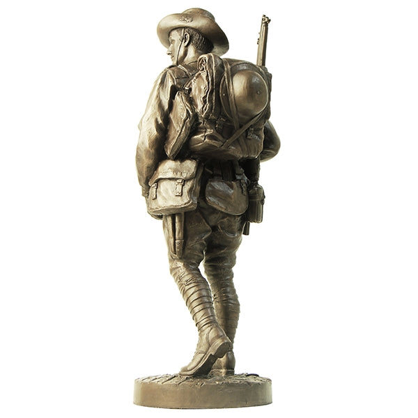 Naked Army "Soldier On" AIF 1918 - WW1  Cold-Cast Bronze Figurine