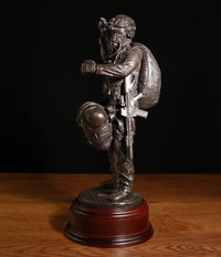 Ballantynes Special Forces HALO Military Freefall Parachutist 2023, Bronze Statue - Platatac
