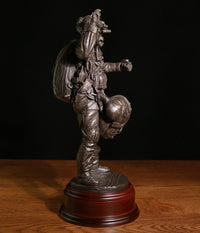 Ballantynes Special Forces HALO Military Freefall Parachutist 2023, Bronze Statue - Platatac