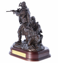 Ballantynes Special Forces Combat Swimmer Pair, Bronze Statue