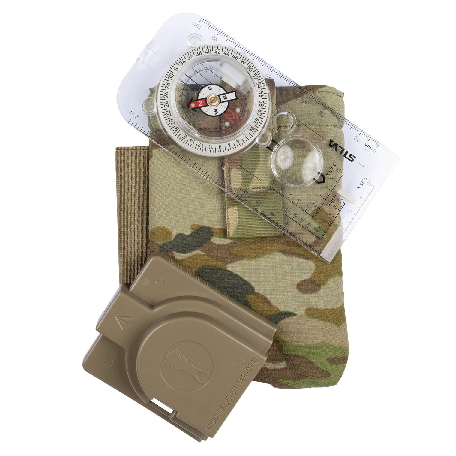 Silva 55-6400/360 MS Mils Compass Bundle