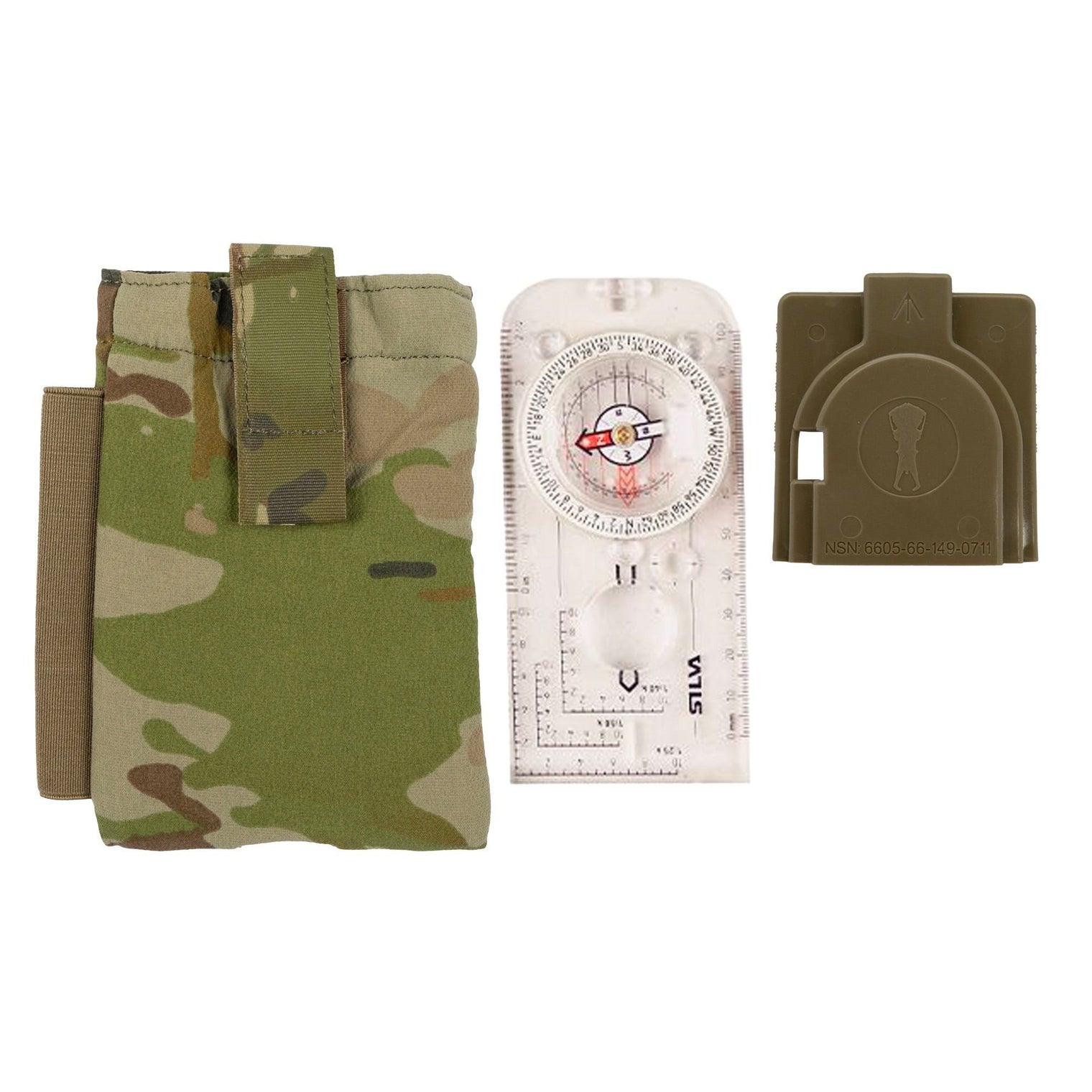 Silva 55-6400/360 MS Mils Compass Bundle