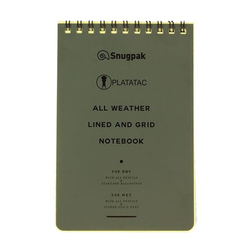 Snugpak Platatac All Weather Lined and Grid Notebook