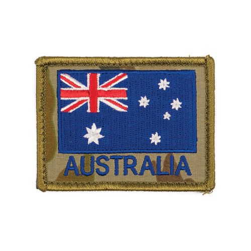Platatac Australian Flag Blue on AMCU Patch