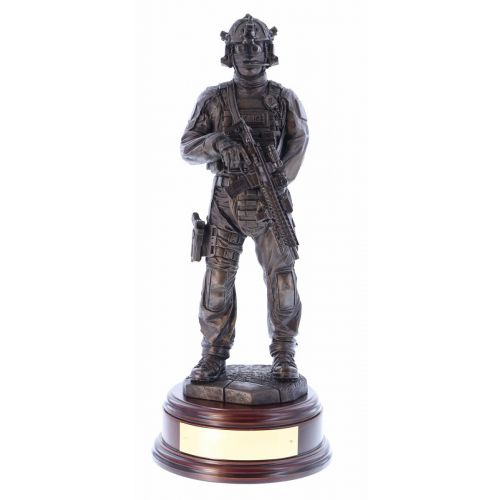 Ballantynes Counter Terrorist Specialist Firearms Officer, Bronze Statue