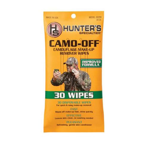 Hunters Specialties Camo-off wipes (30 pack)