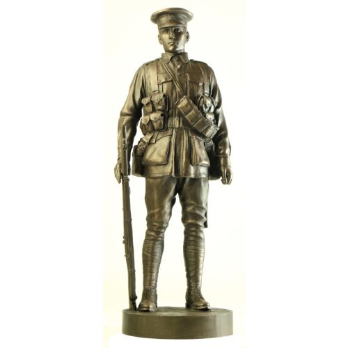 Naked Army "AIF Trooper Gallipoli 1915" Cold-Cast Bronze Figurine