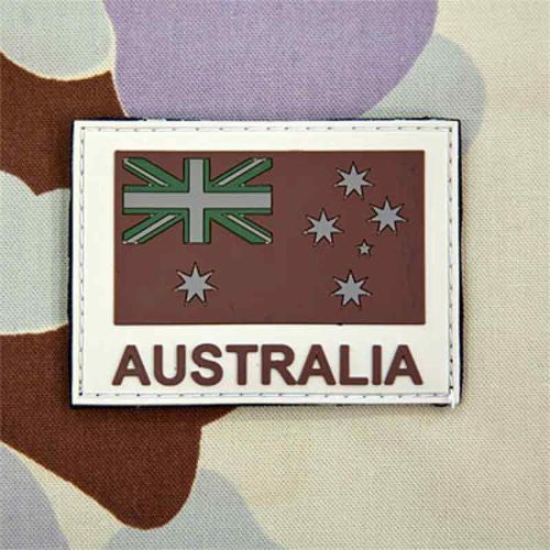 Platatac Australian Flag Patch PVC (Desert Colours)
