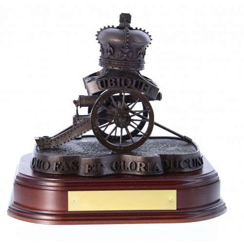 Ballantynes Royal Artillery 3D Crest, Bronze Statue