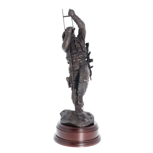 Ballantynes Special Forces Frogman Climbing a Ladder, Bronze Statue