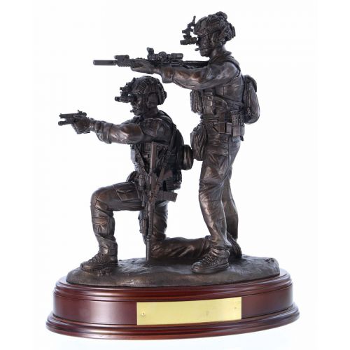 Ballantynes Special Forces Immediate Action Pair, Bronze Statue