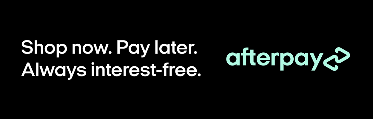 Shop Now. Pay Later. Afterpay now available